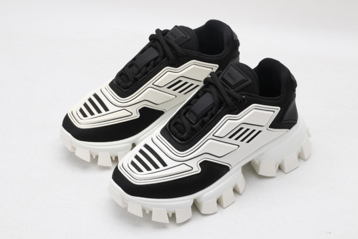 PRAD CLOUDBUST THUNDER KNIT WHITE AND BLACK