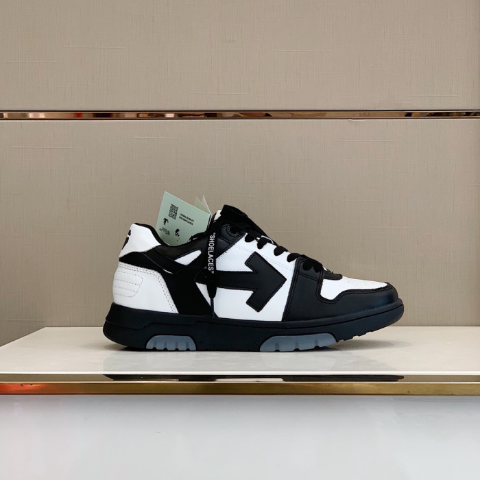 OFF WHITE™ C/O VIRGIL ABLOH OUT OF OFFICE LOW-TOP LEATHER SNEAKERS "OOO"